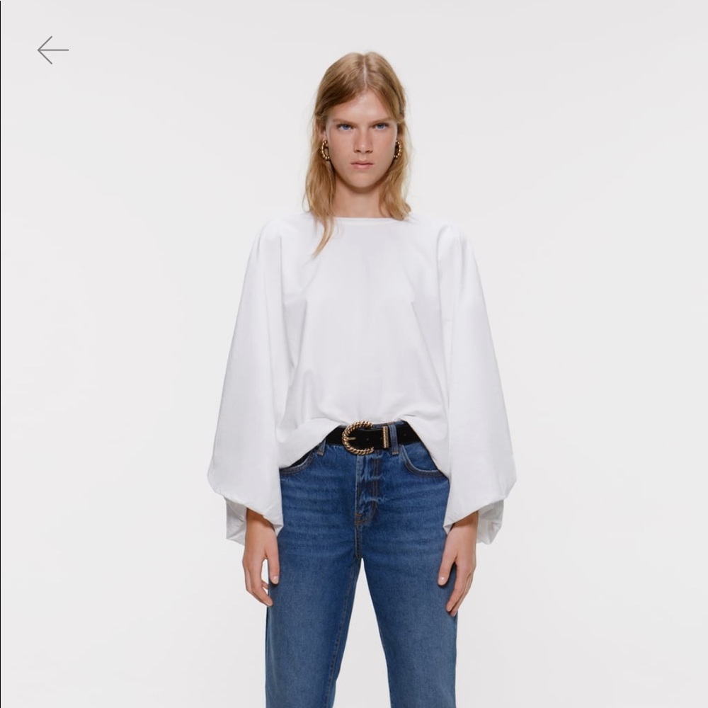 Zara White Top